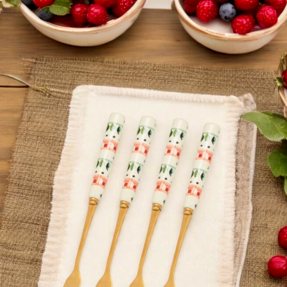 Cath Kidston Dolly Rose Dessert Fork Set