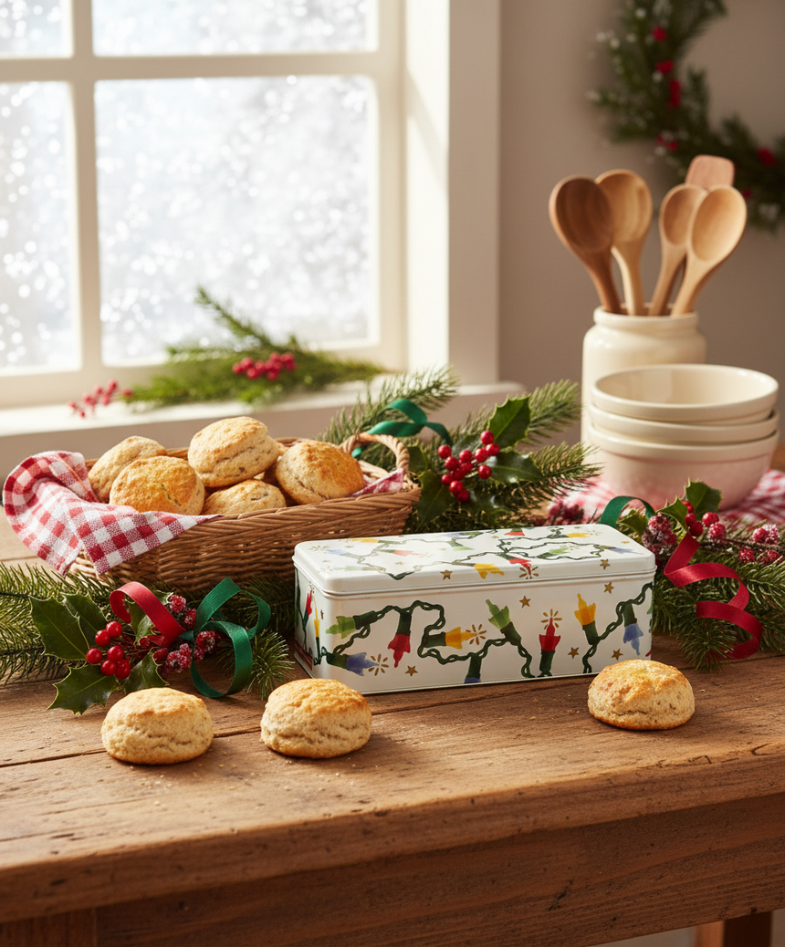 Emma Bridgewater Deep Rectangular Storage Tin,Fairy Lights