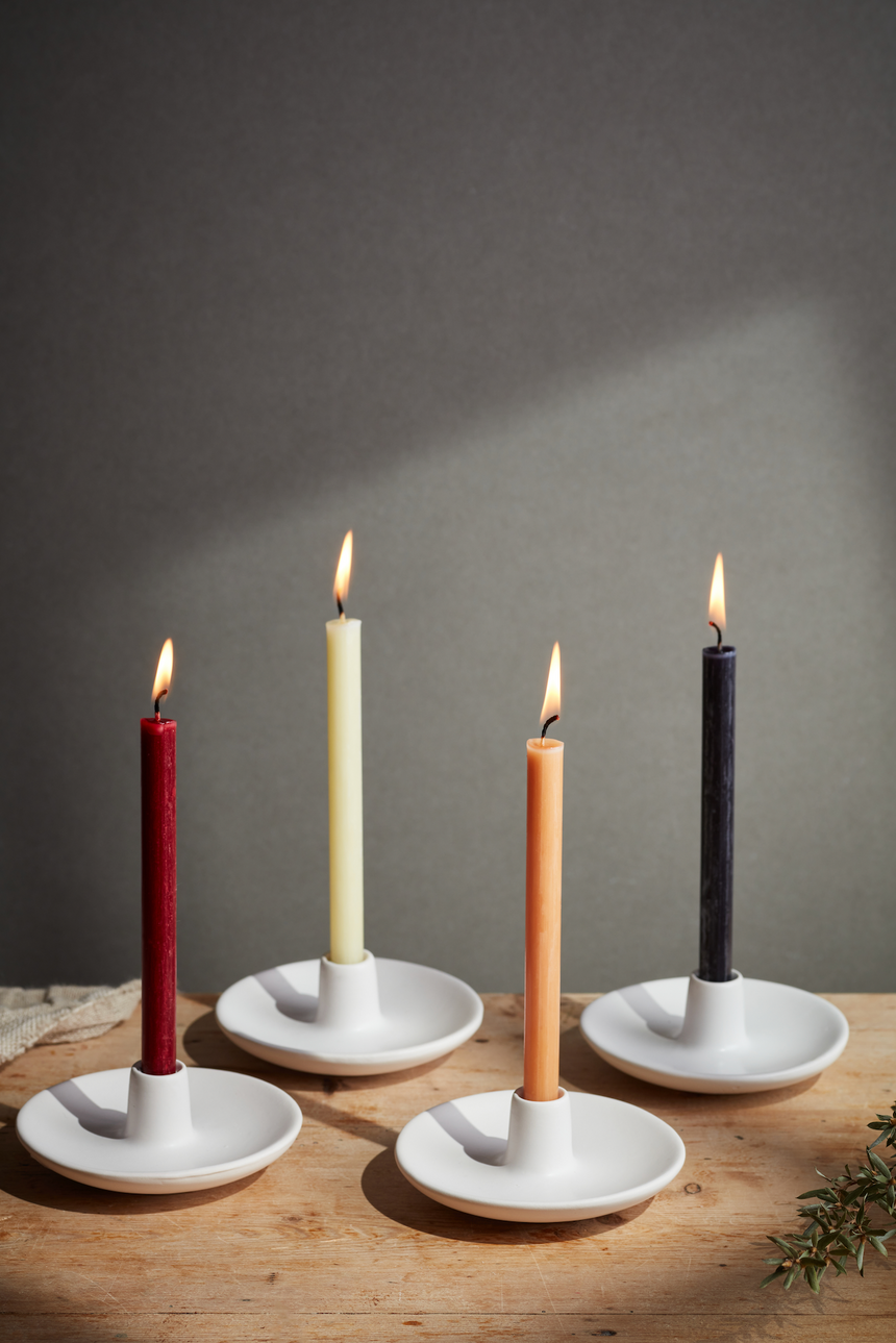 St Eval Mini Fragranced Dinner Candle, Figgy Pudding (Pack Of 6 )
