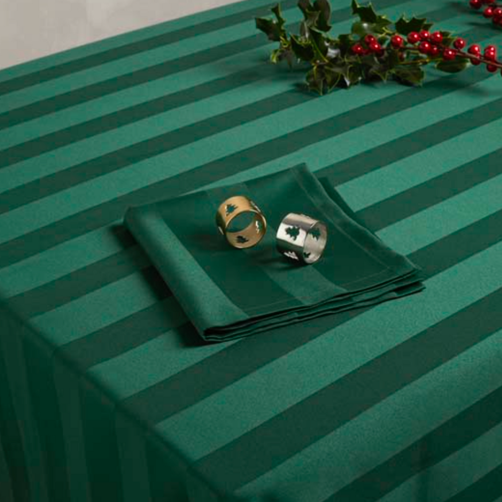 Walton & Co Tablecloth Jacquard Green