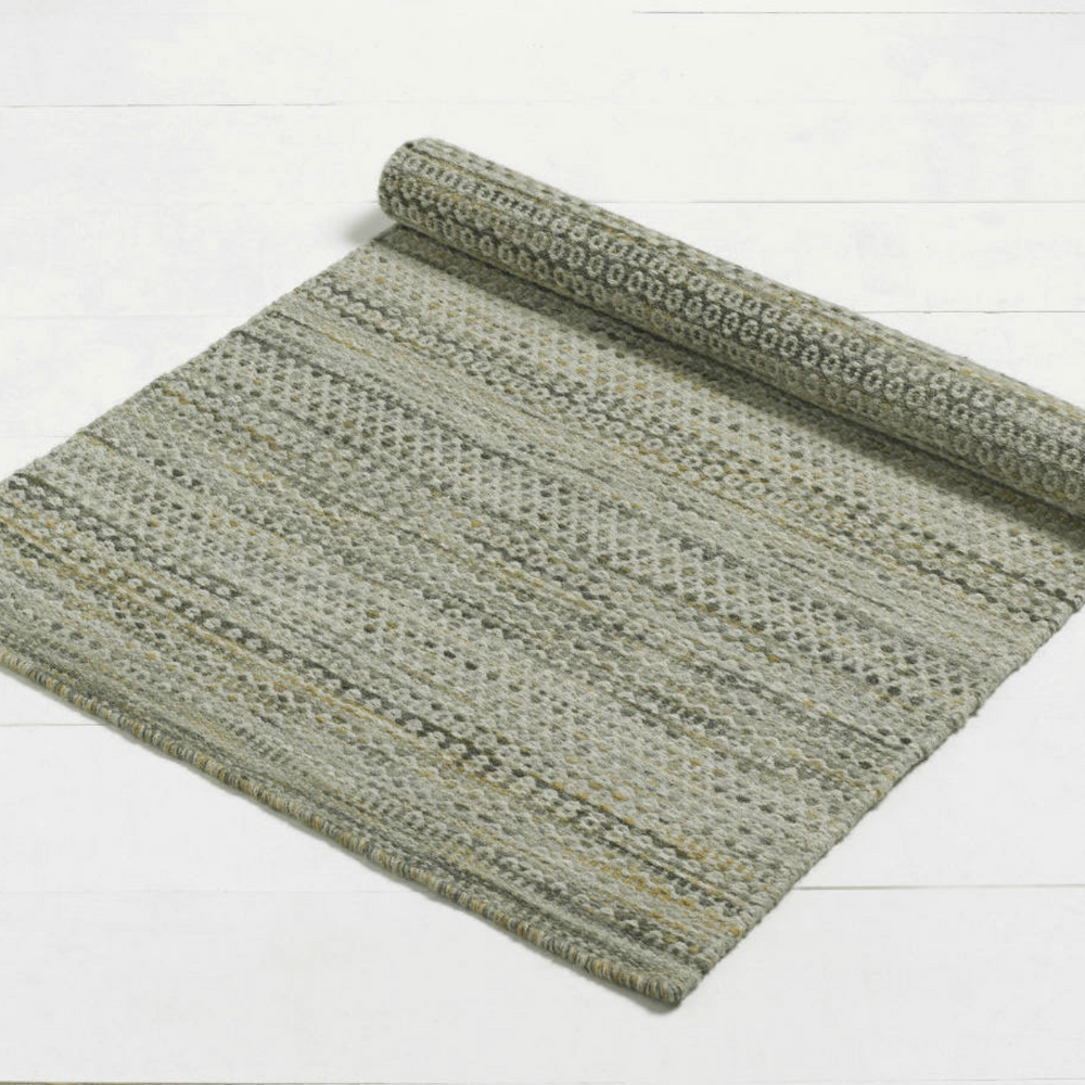 Walton & Co Islay Wool Rug Warm Grey