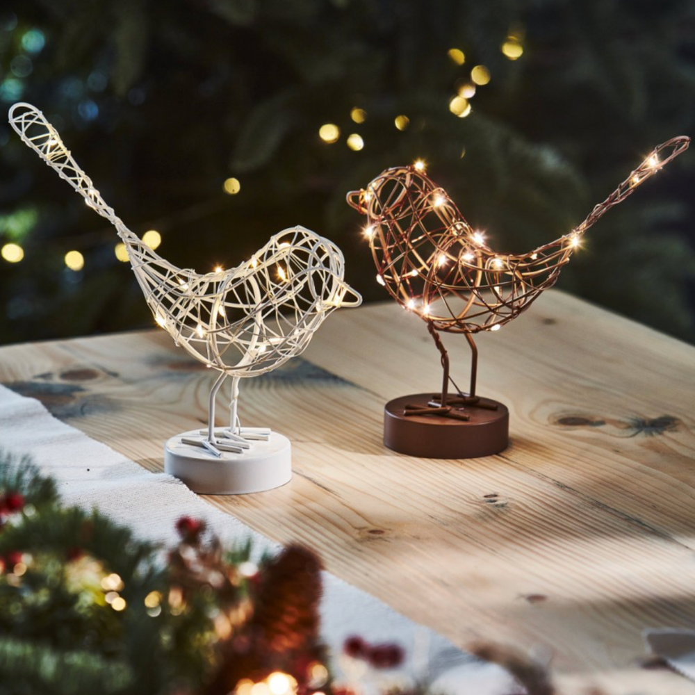 LED Table Top Robin Fairy Light (Battery Operated)