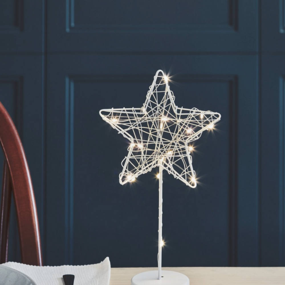 LED Table Star, White