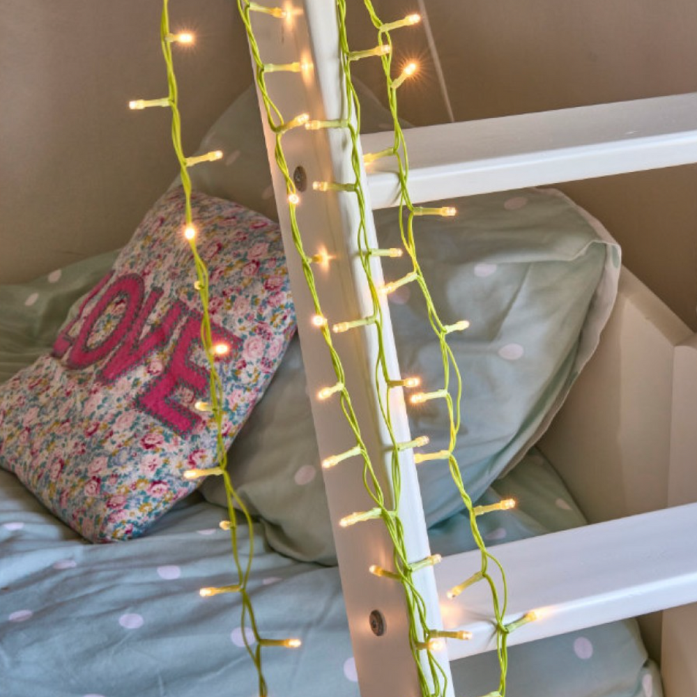LED Pin Light, Lime (Mains Powered)