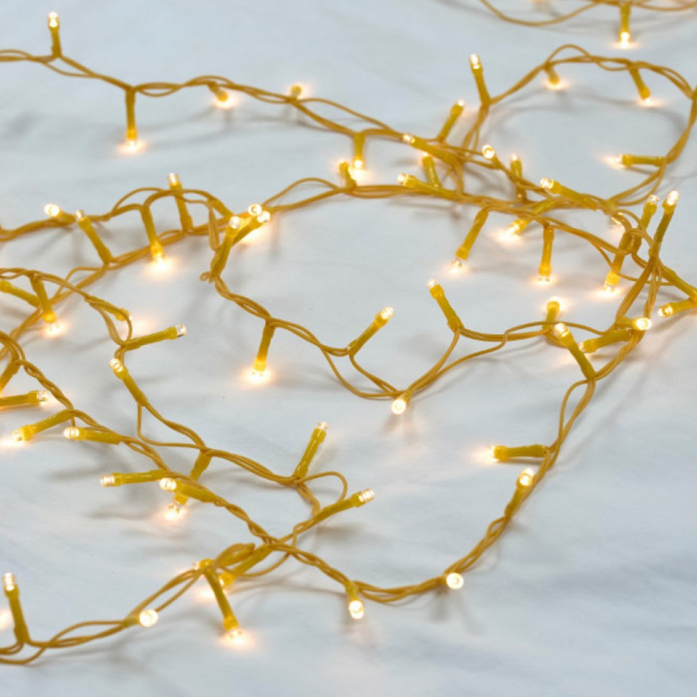 LED Pin Light, Yellow (Mains Powered)