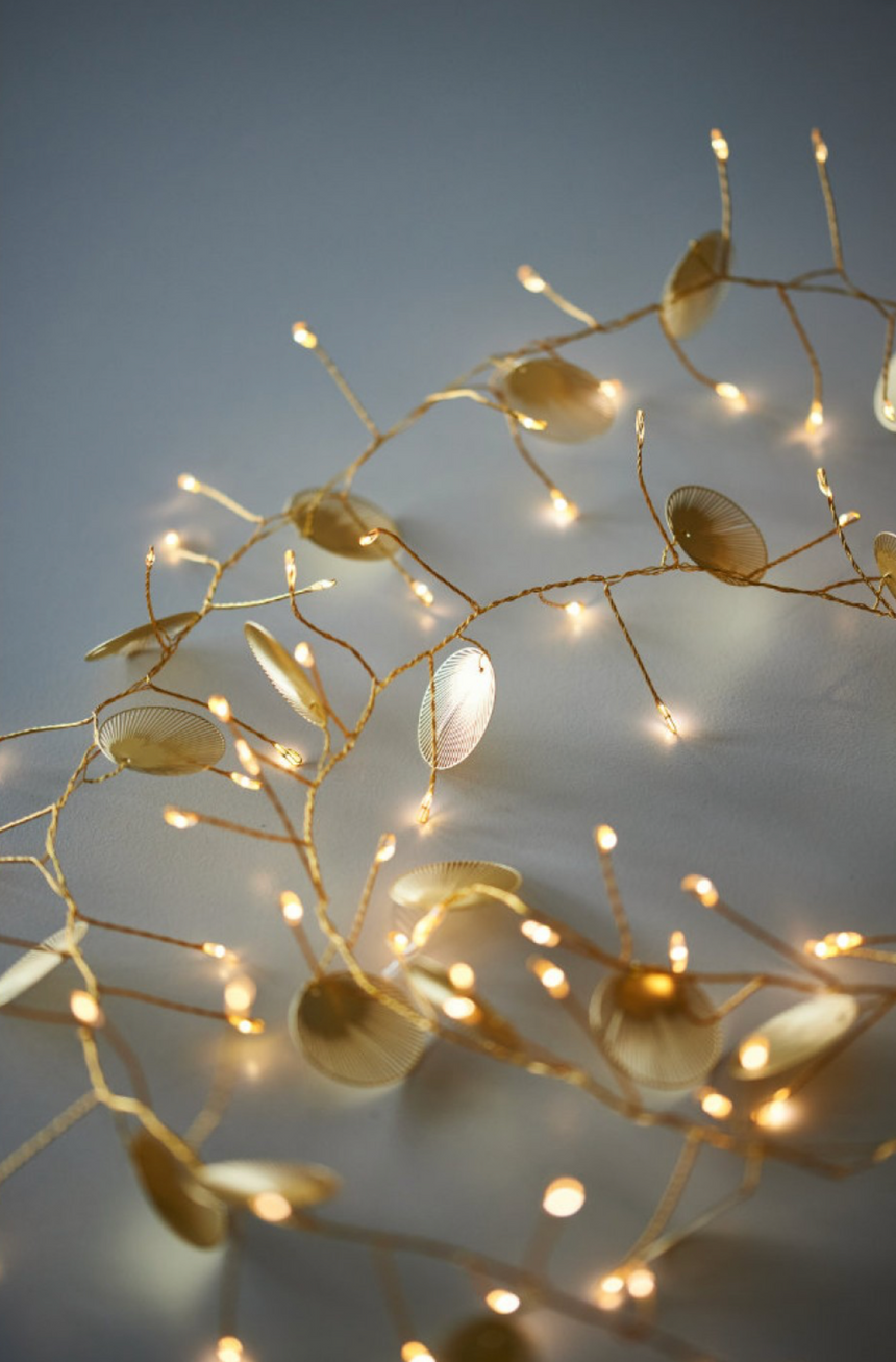 Palmi LED Fairy Light, Gold (Battery Operated)