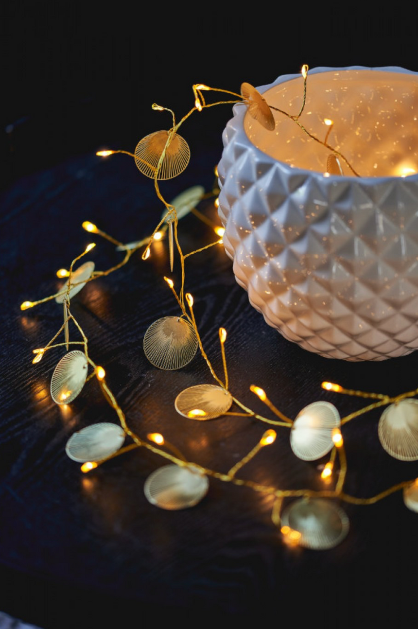 Palmi LED Fairy Light, Gold (Battery Operated)