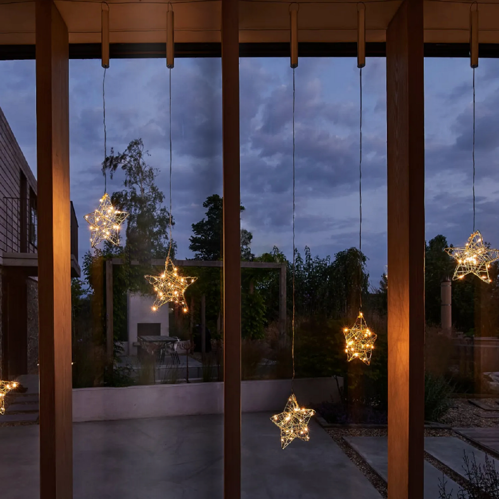 LED Hanging Star, Gold