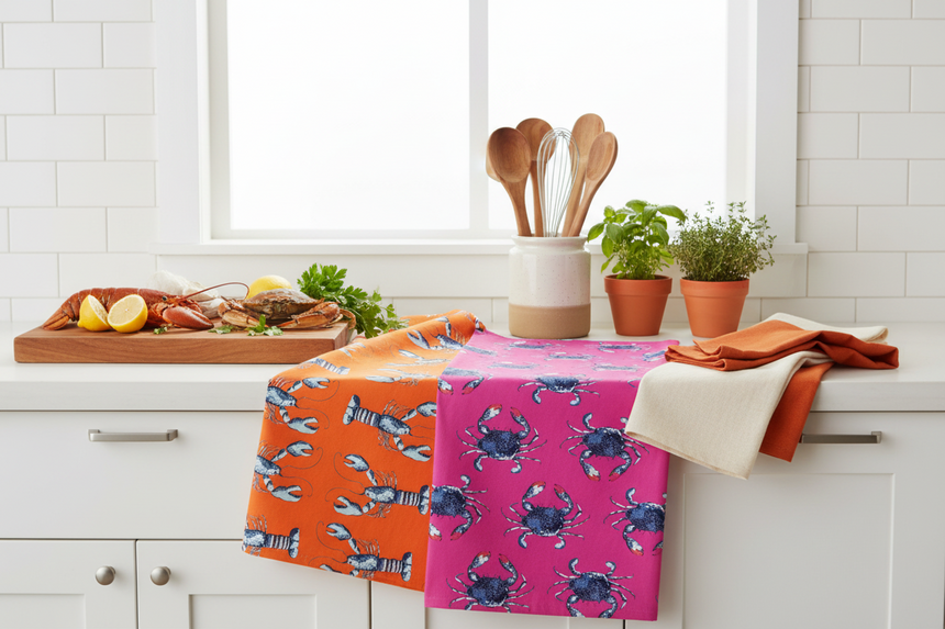 Dish Of The Day Tea Towel, Set of 2