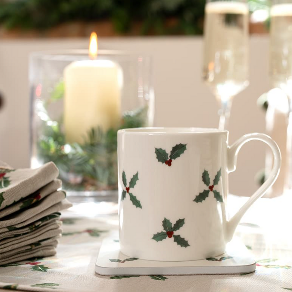 Sophie Allport Large Mug, Holly & Berry
