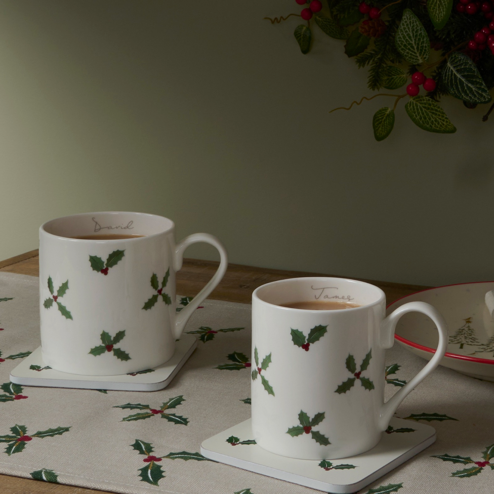 Sophie Allport Large Mug, Holly & Berry