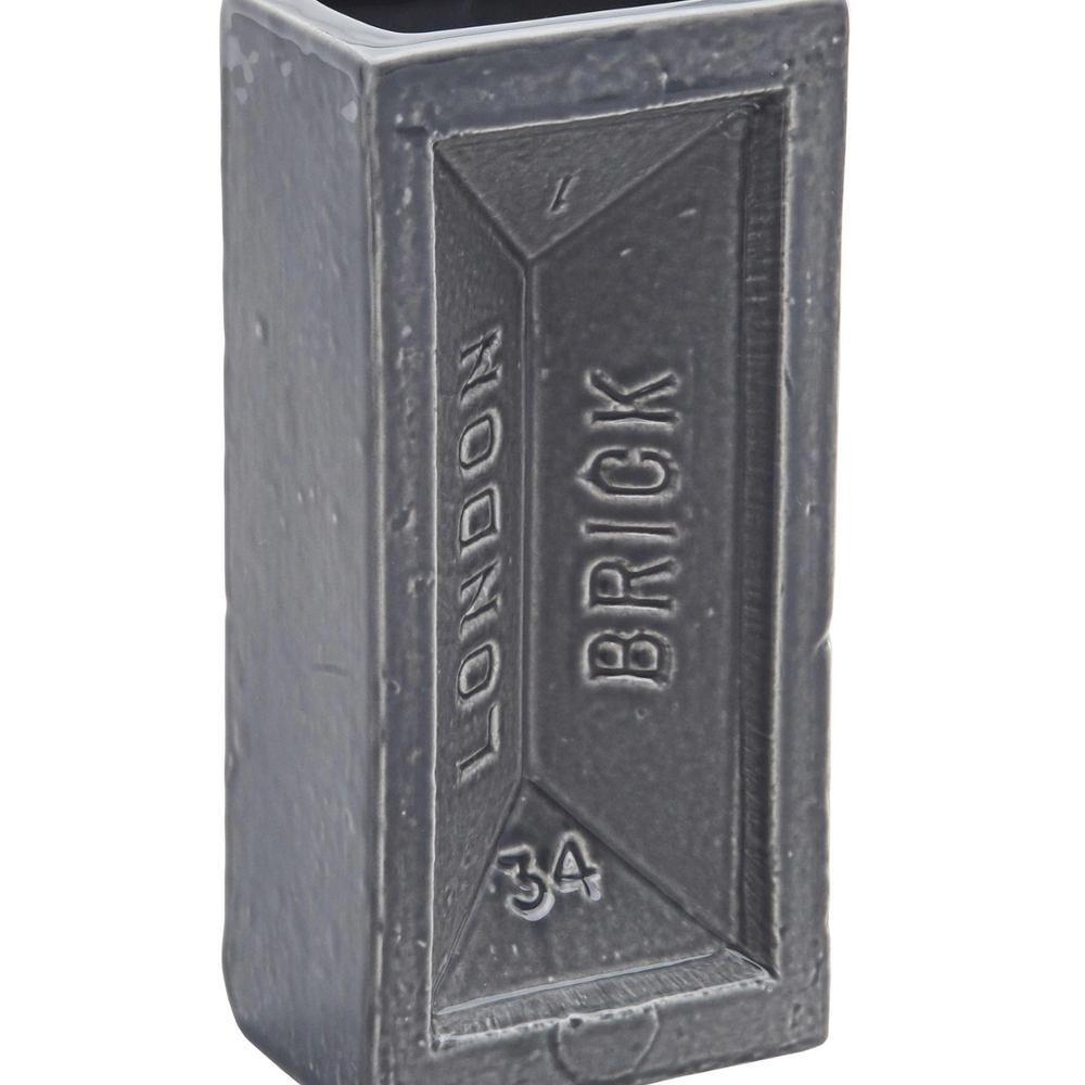 The London Brick Vase, Grey