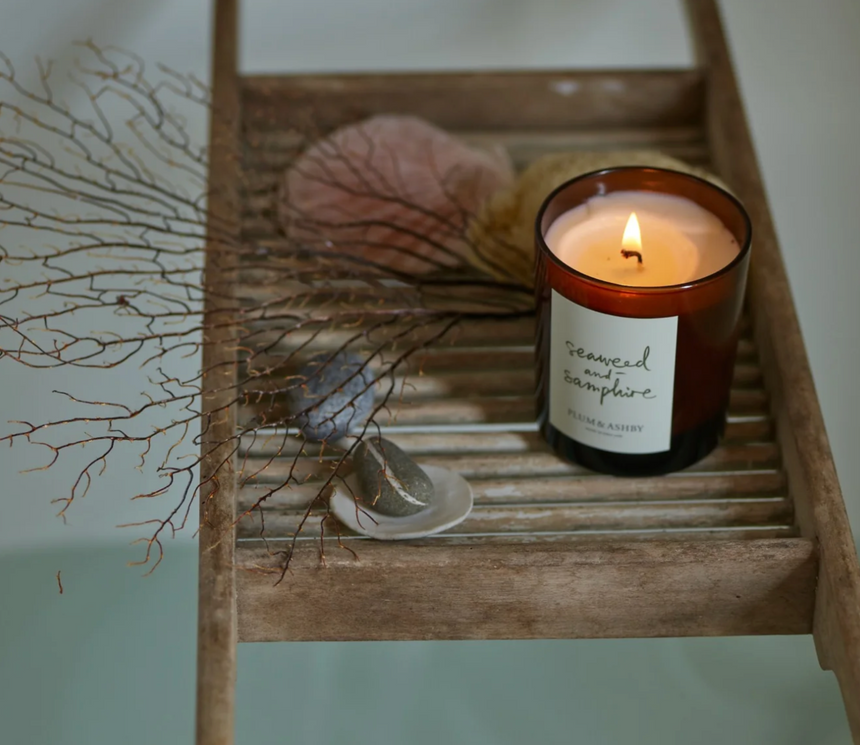 Plum & Ashby Scented Candle, Seaweed & Samphire