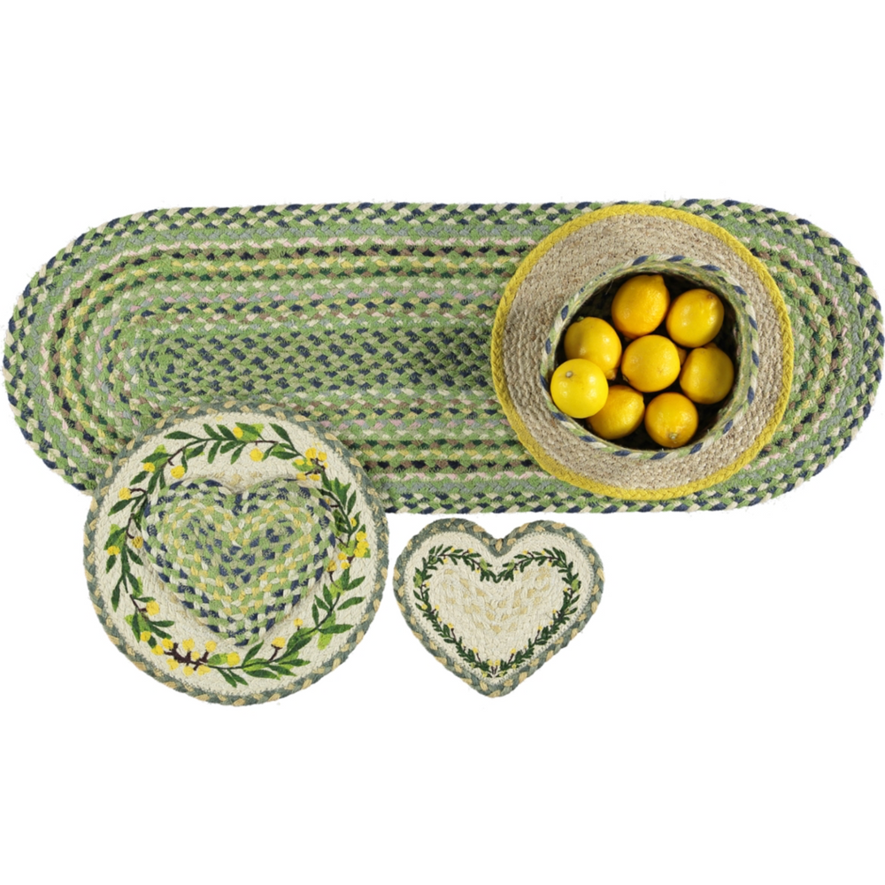 The Braided Rug Company Jute Placemats, Mimosa ( Set Of 6 )