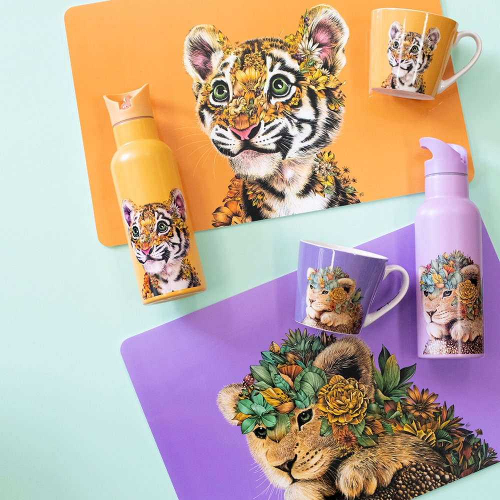 Maxwell & Williams Marini Ferlazzo Wild Planet Mug, Lion Cub