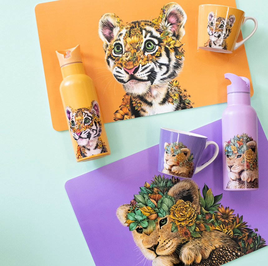 Maxwell & Williams Marini Ferlazzo Wild Planet Mug, Lion Cub