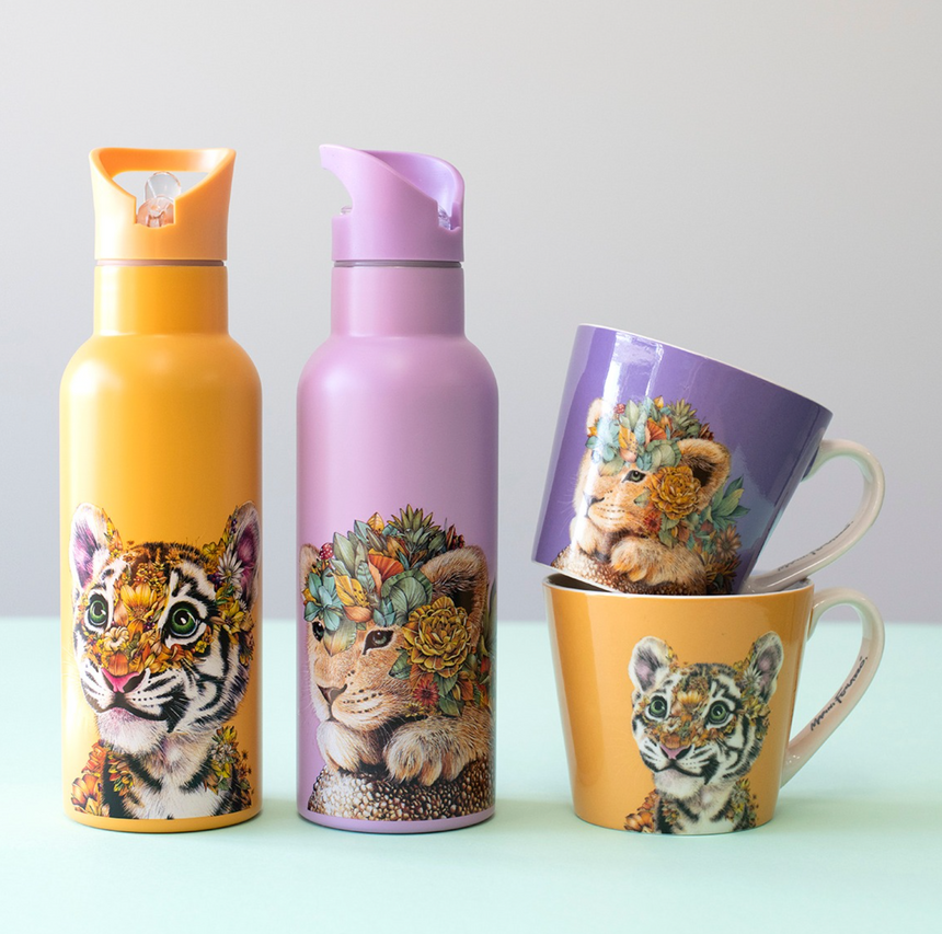 Maxwell & Williams Marini Ferlazzo Wild Planet Mug, Tiger Cub