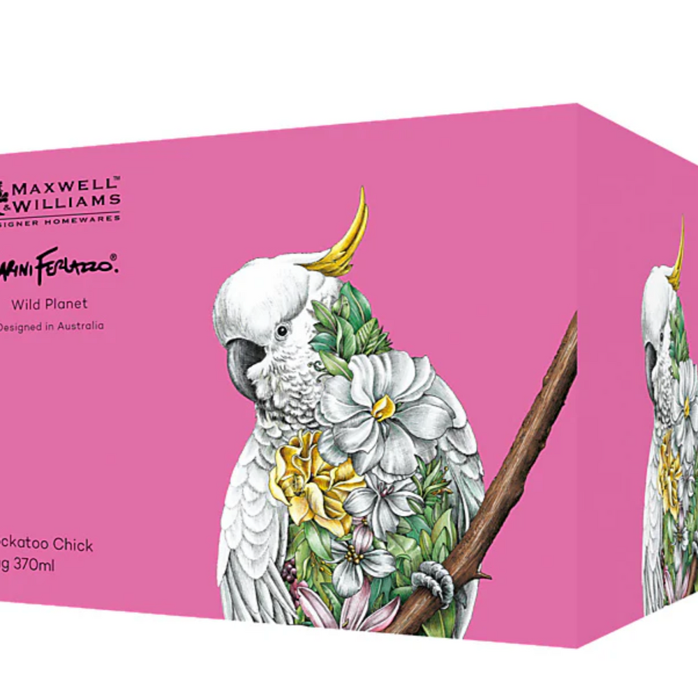 Maxwell & Williams Marini Ferlazzo Wild Planet Mug, Cockatoo