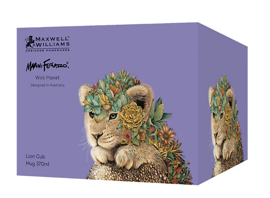 Maxwell & Williams Marini Ferlazzo Wild Planet Mug, Lion Cub