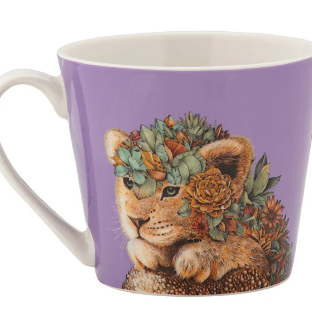 Maxwell & Williams Marini Ferlazzo Wild Planet Mug, Lion Cub