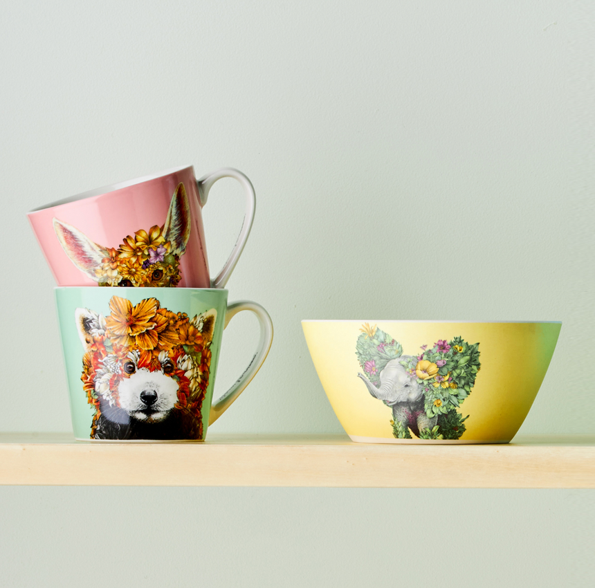 Maxwell & Williams Marini Ferlazzo Wild Planet Mug, Fennec Fox