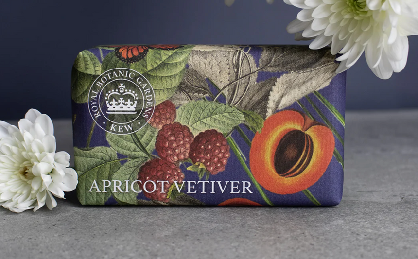 The English Soap Company Kew Gardens, Apricot Vetiver Soap