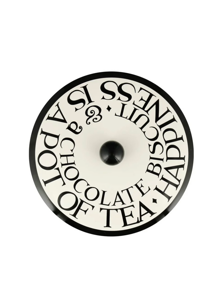 Emma Bridgewater Biscuit Barrel, Black Toast