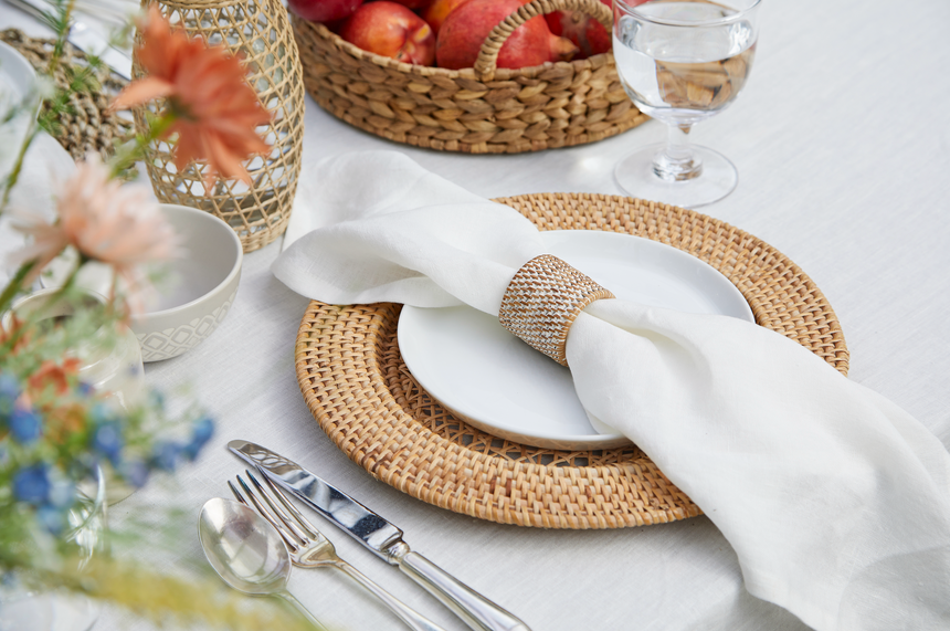 Walton & Co Cotton Napkins, Porcelain (Set Of 4)