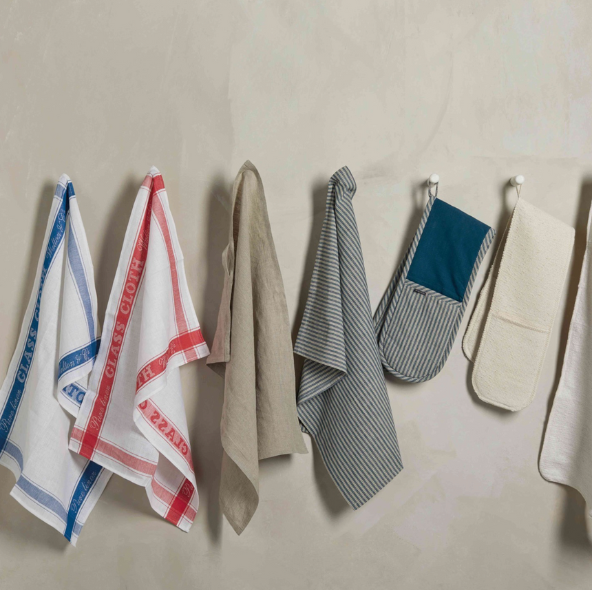 Walton & Co Chambray Cotton Napkins, Natural  (Set Of 4)