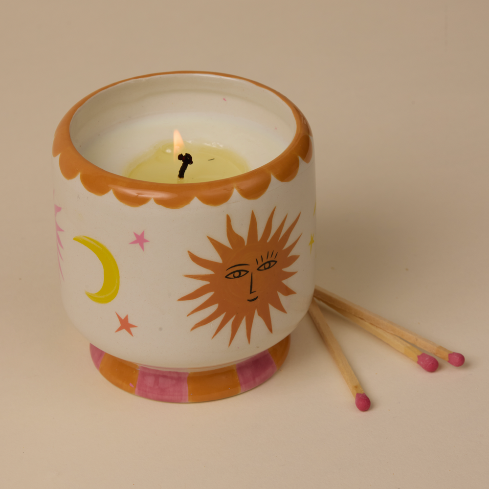 Paddywax A Dopo Sun Ceramic Scented Candle, Orange Blossom