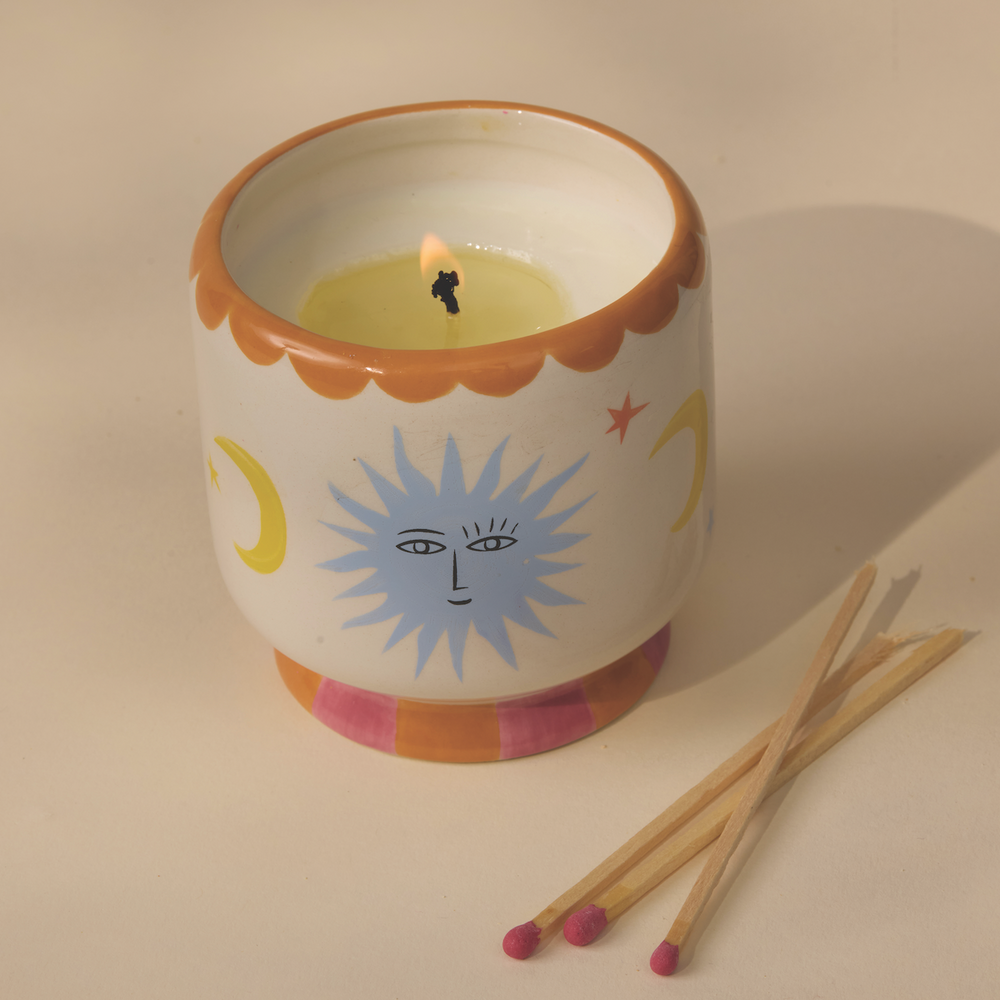 Paddywax A Dopo Sun Ceramic Scented Candle, Orange Blossom