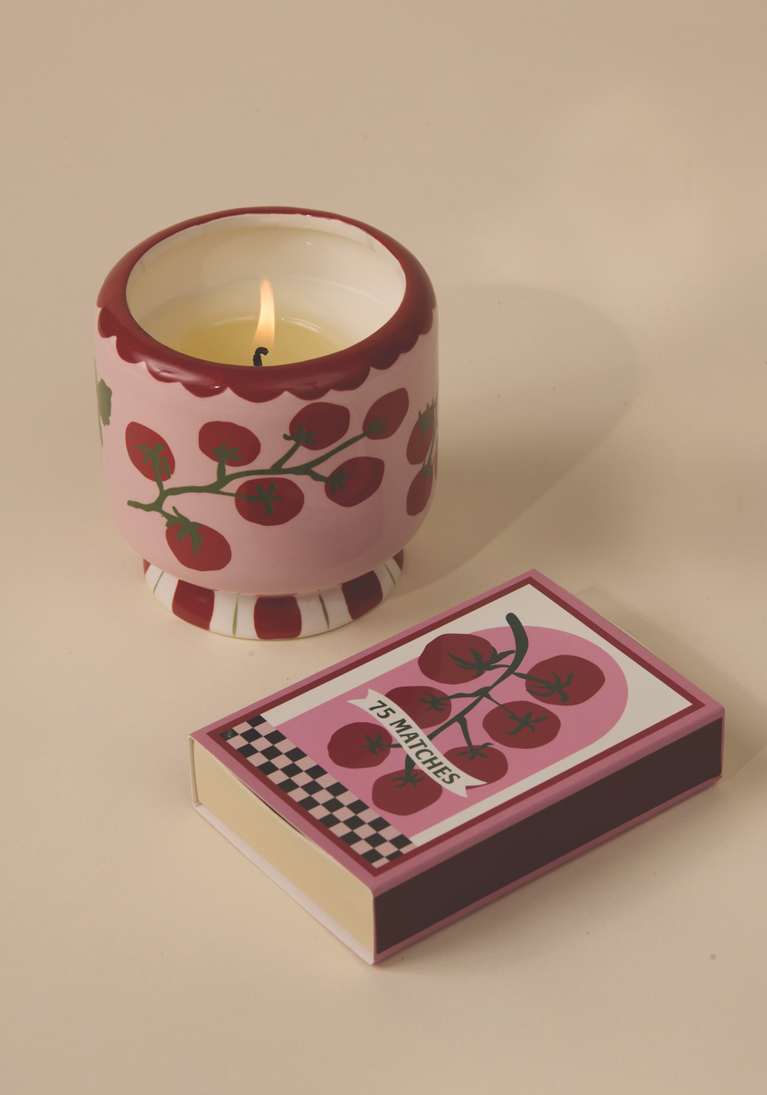 Paddywax A Dopo Heirloom Tomatoes Ceramic Scented Candle, Lemon & Sage