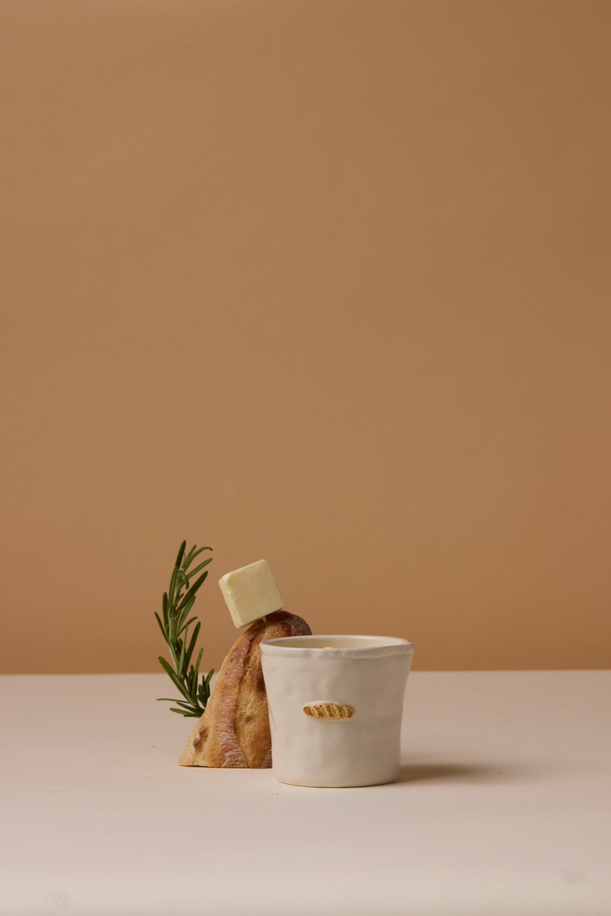 Paddywax Bistro Baguette Ceramic Scented Candle, Rosemary & Thym