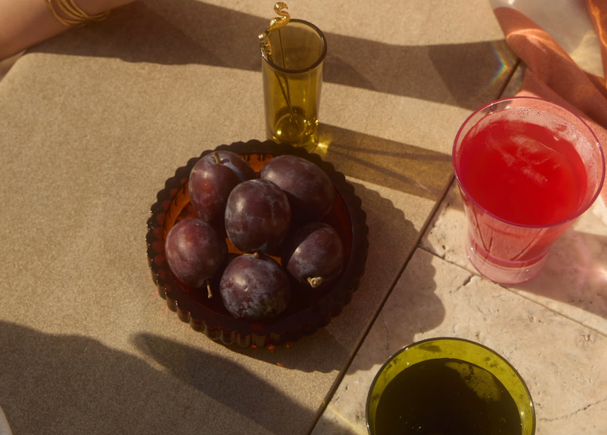 Here's How Gilda Acrylic Tumblers, Lilac (Set of 4)