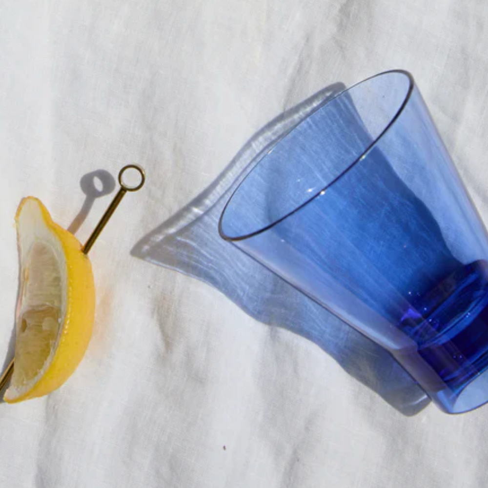 Here's How Gilda Acrylic Tumblers, Cobalt (Set of 4)