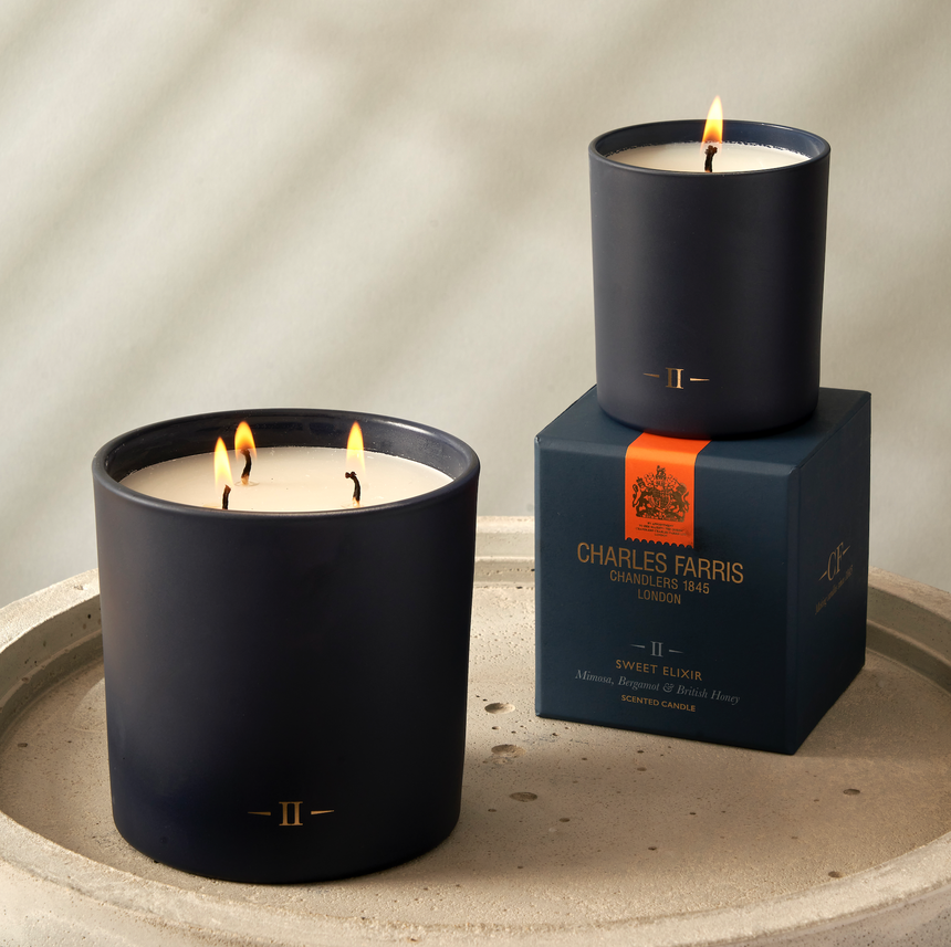 Charles Farris Sweet Elixir Scented Candle, Mimosa, Bergamot and Honey