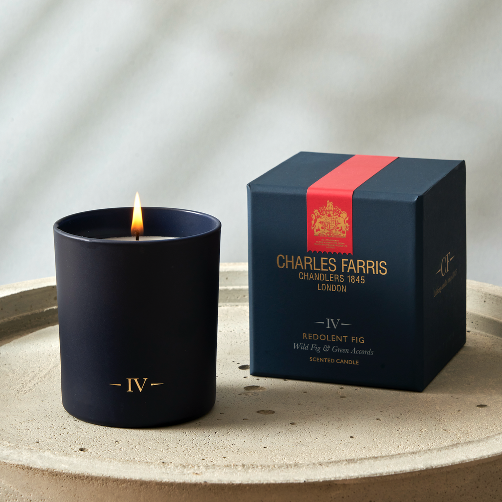 Charles Farris Redolent Fig Scented Candle, Wild Fig and Green Accords