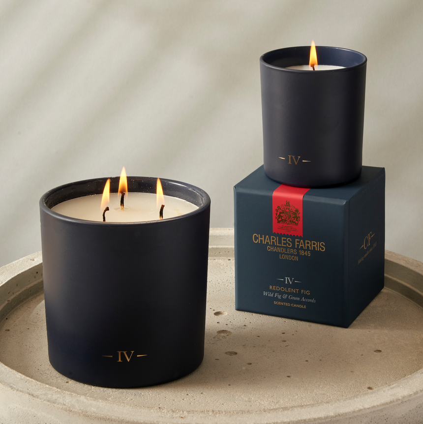 Charles Farris Redolent Fig Scented Candle, Wild Fig and Green Accords