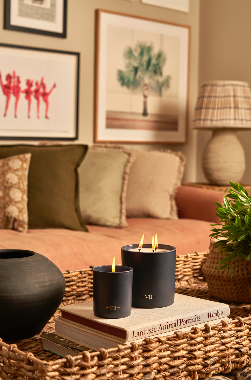Charles Farris Portobello Scented Candle, Golden Rose, Pomegranate & Davana
