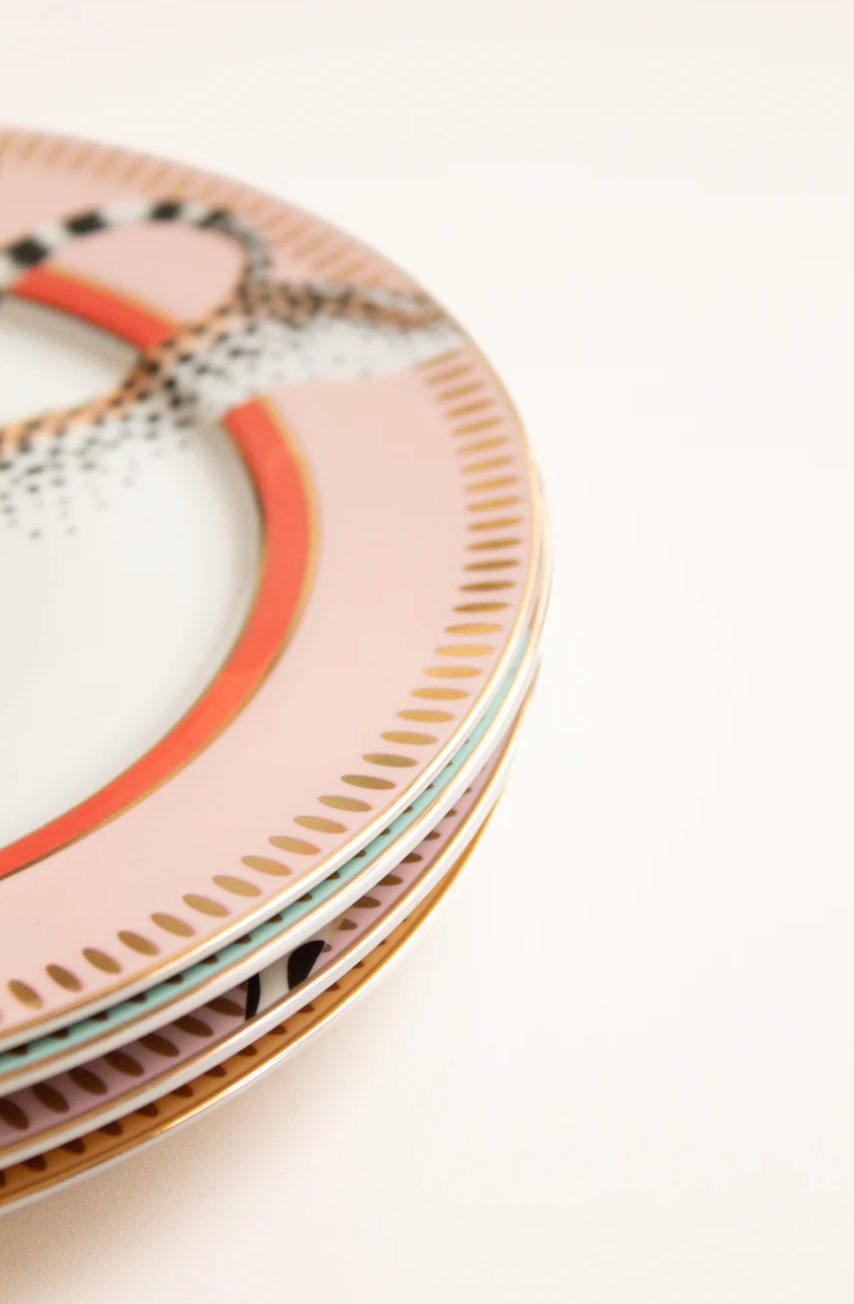 Yvonne Ellen Animal Dinner Plates (Set Of 4)