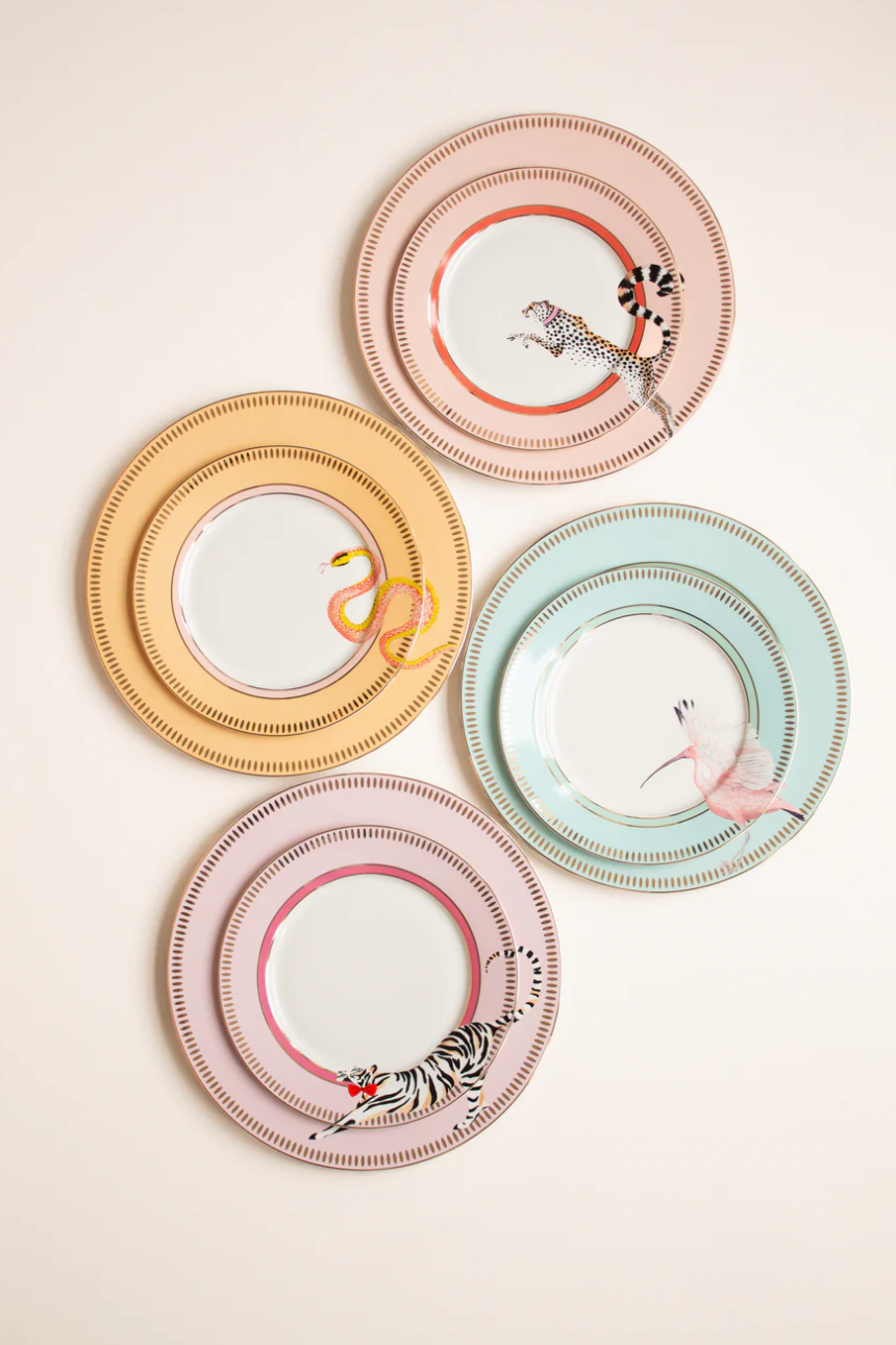 Yvonne Ellen Animal Side Plates (Set Of 4)