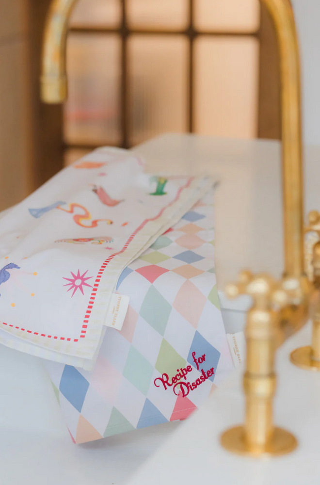 Yvonne Ellen Tea Towels, Harlequin ( Set Of 2 )