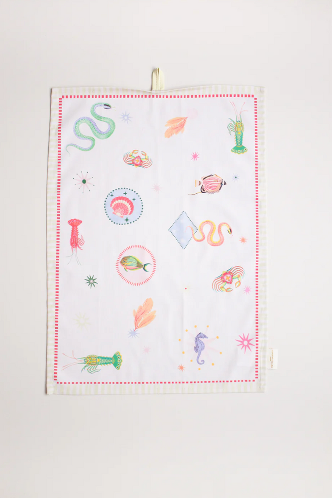 Yvonne Ellen Tea Towels, Harlequin ( Set Of 2 )