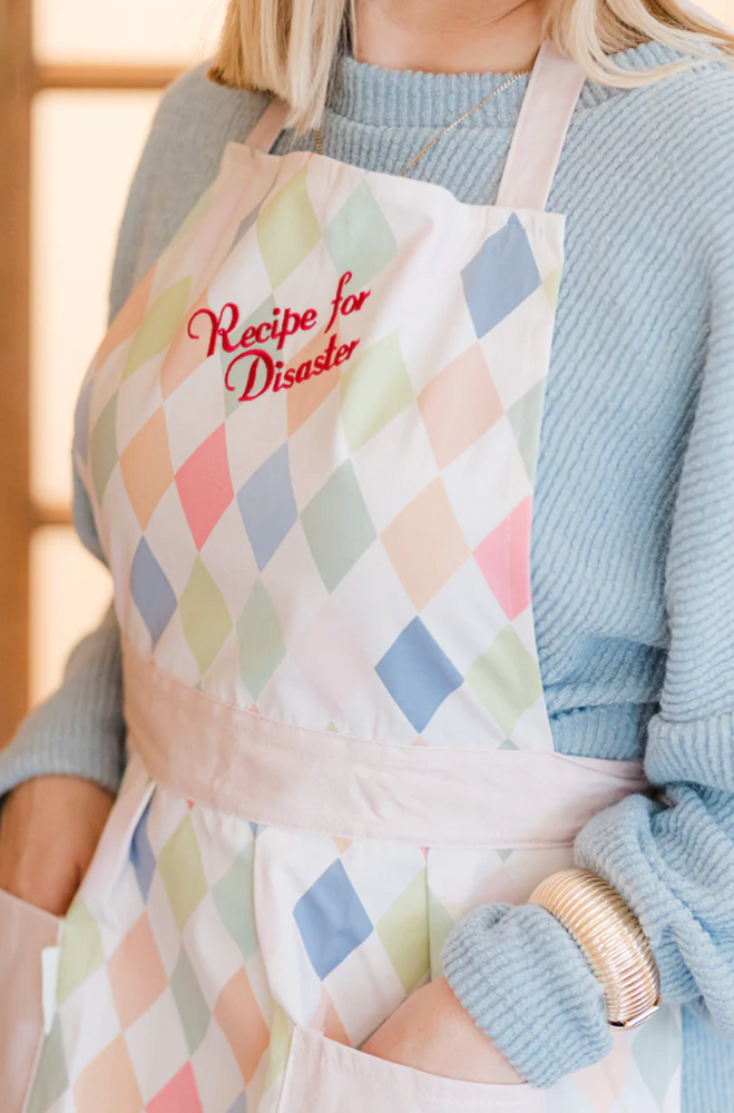 Yvonne Ellen Harlequin Cotton Apron