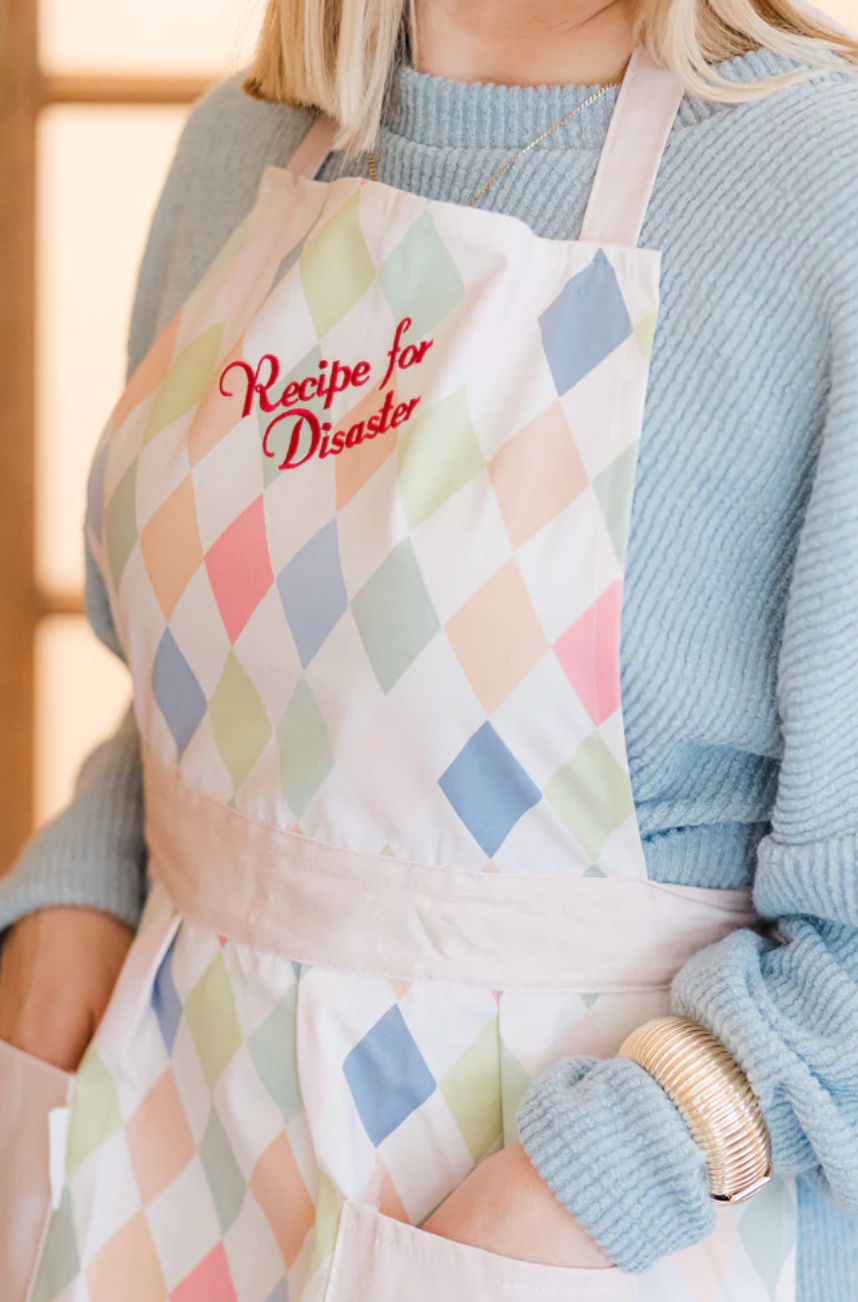 Yvonne Ellen Harlequin Cotton Apron