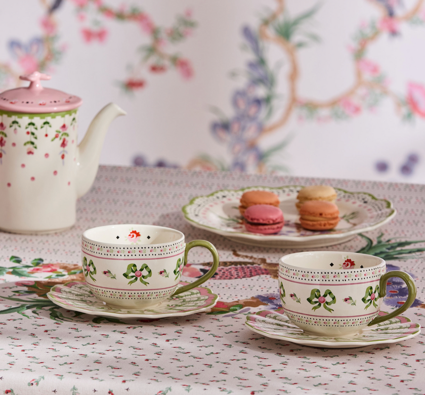 Cath Kidston Spring Birds Tea Cup & Saucer