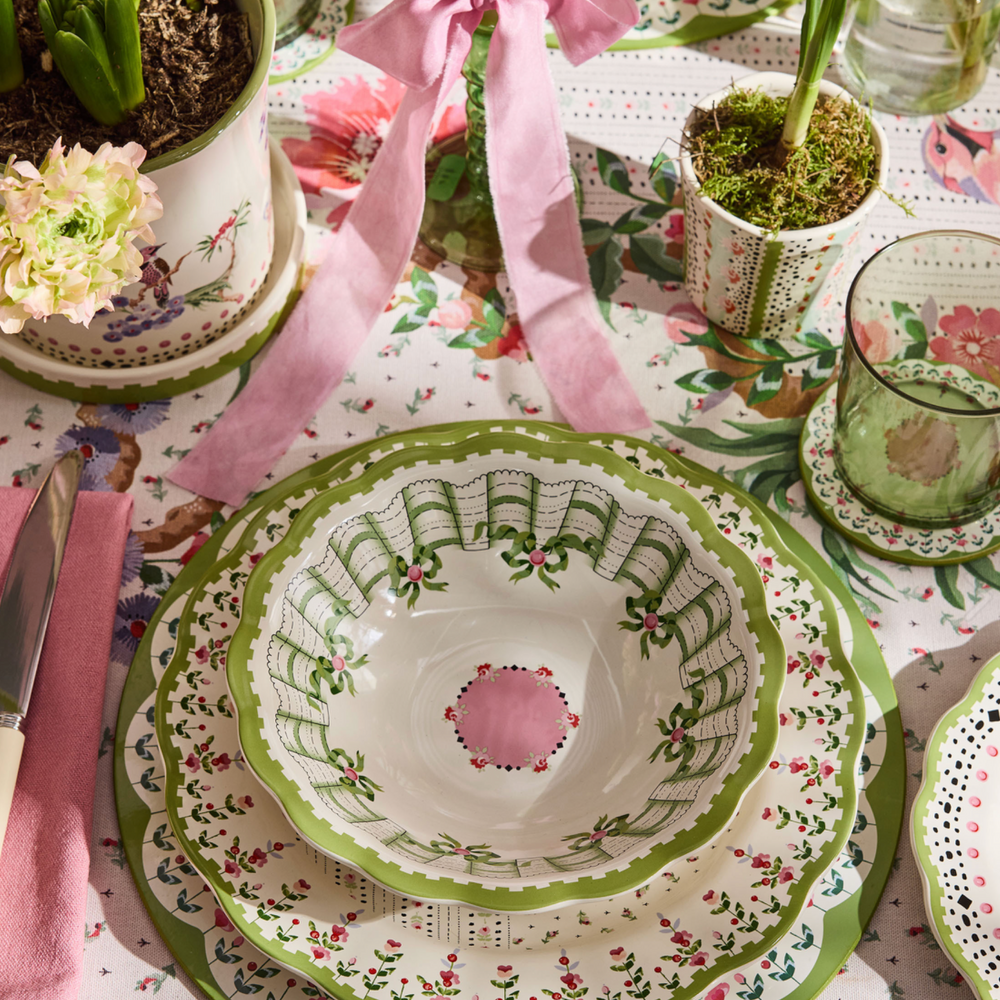 Cath Kidston Spring Birds Round Placemats (Set Of 4)
