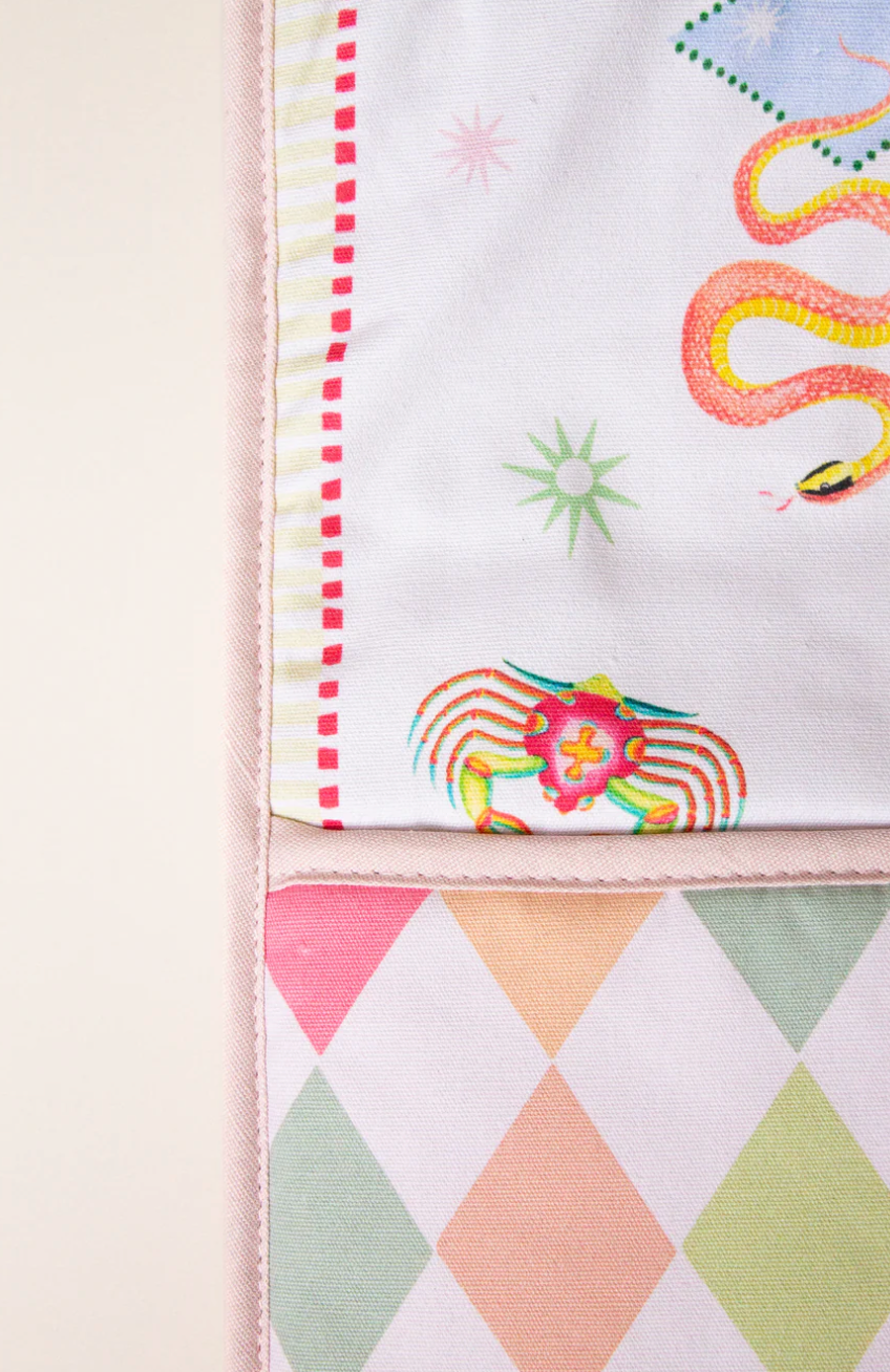 Yvonne Ellen Double Oven Gloves, Harlequin