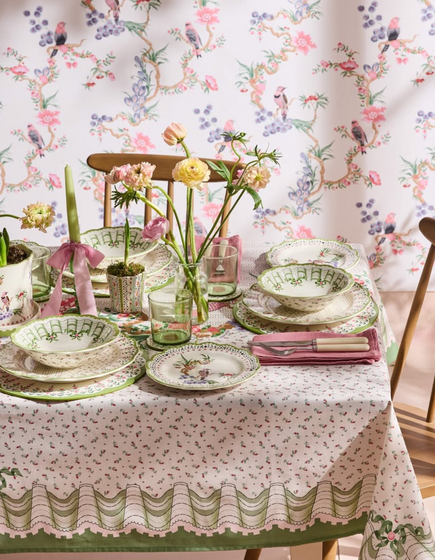Cath Kidston Spring Birds Tablecloth