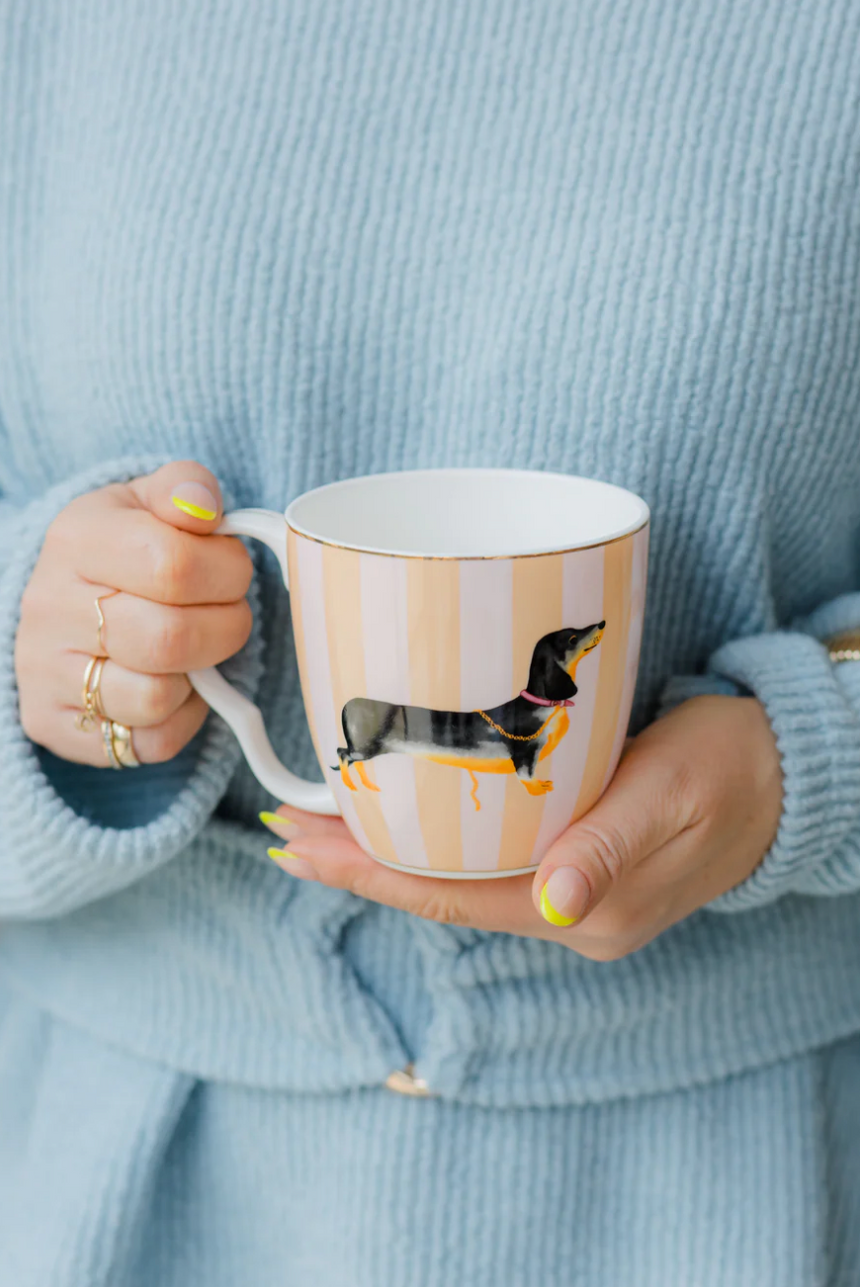 Yvonne Ellen Sausage Dog Large Mug